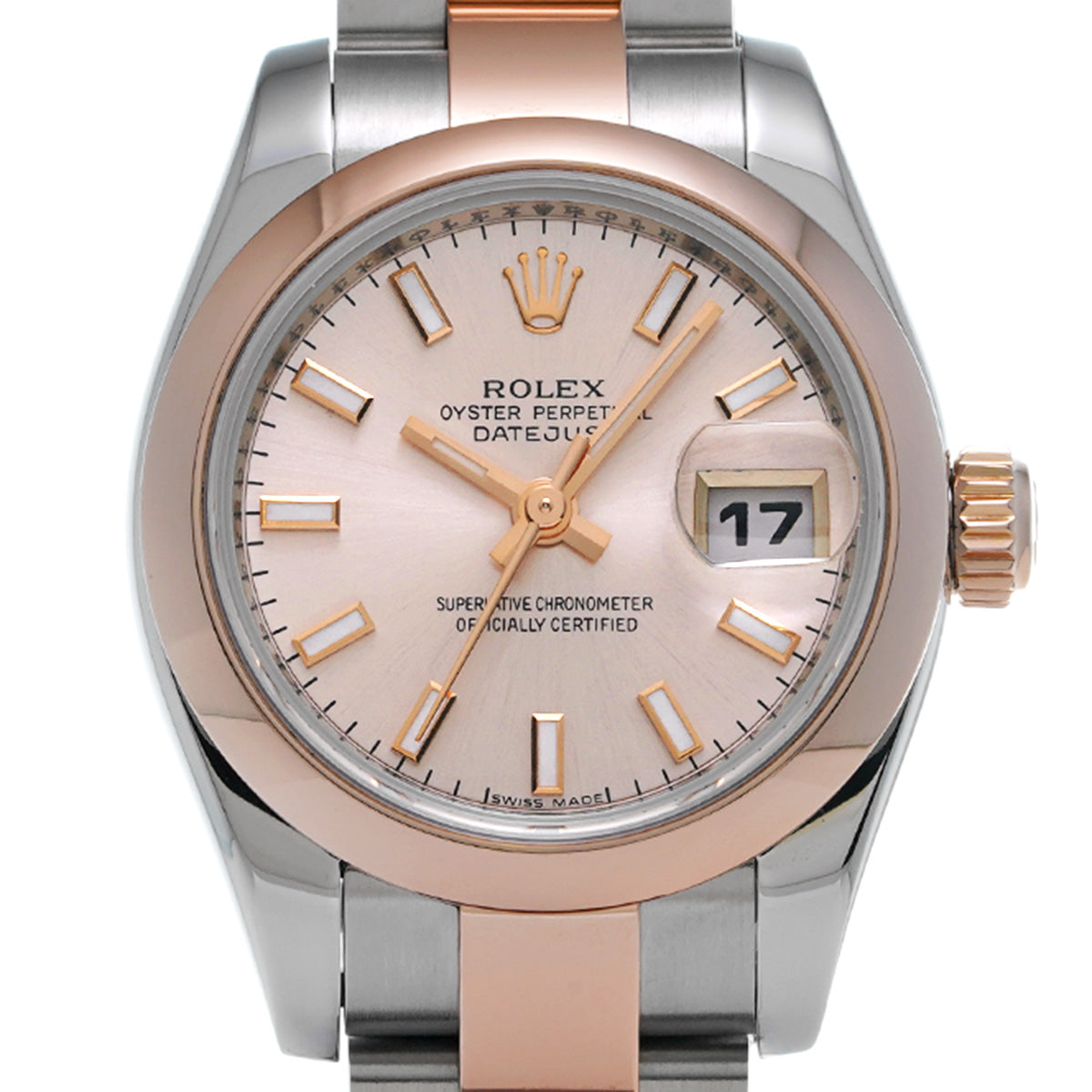 DATE JUST 179161 Z (manufactured circa 2006) Pink ROLEX Ladies [Pre-Owned].