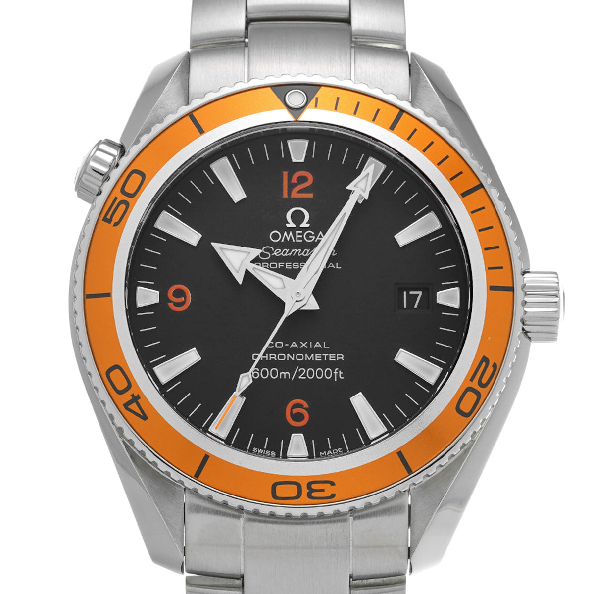 Seamaster Planet Ocean 600 Co-Axial 2209.50 Black OMEGA Men's [Pre-Owned].