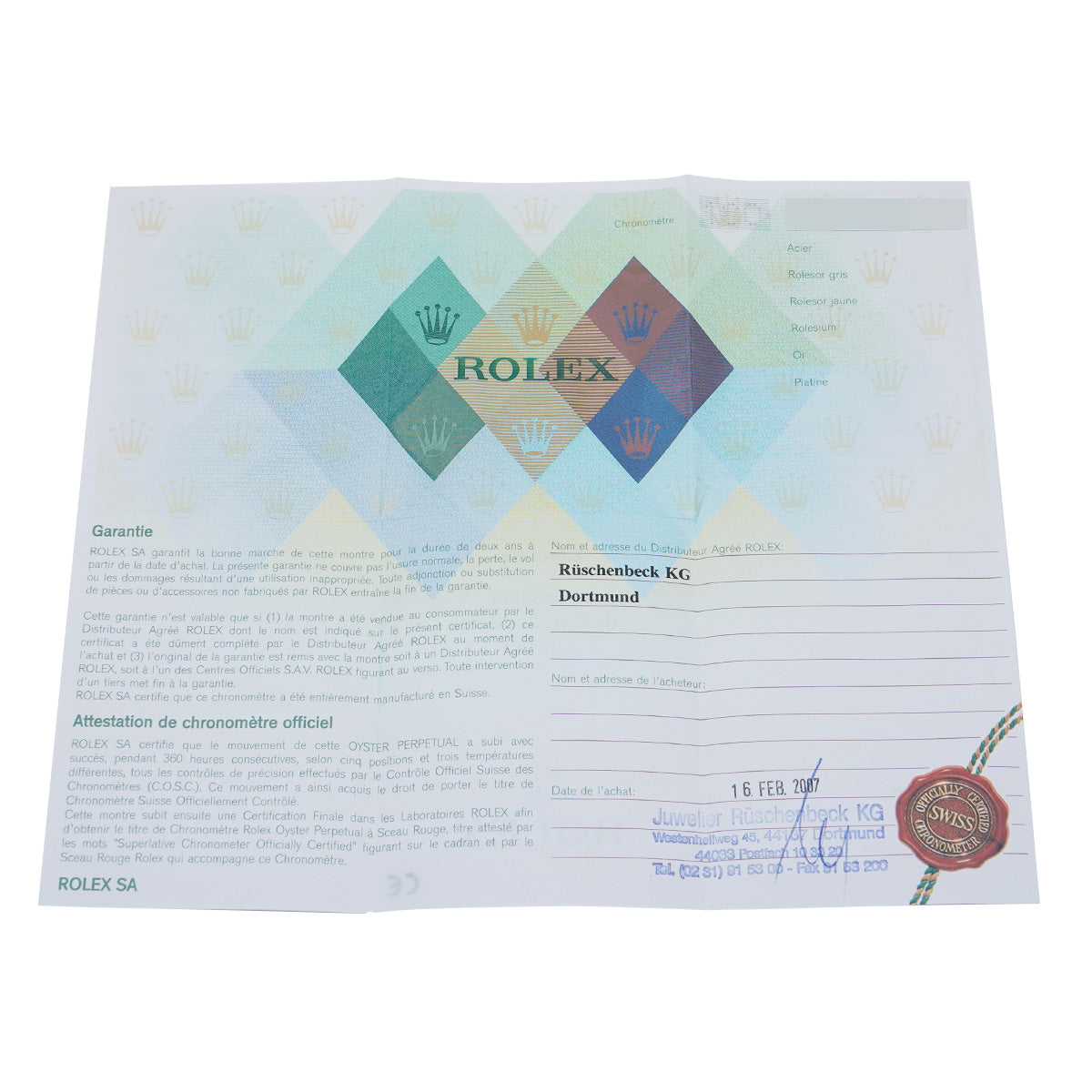 16623 Yacht-Master Z (manufactured circa 2006) Blue ROLEX Men's [Pre-Owned].