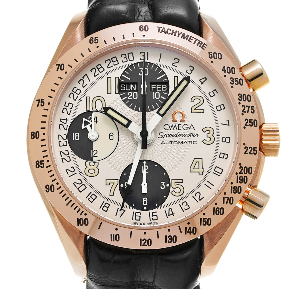 Speedmaster Triple Calendar 3623.33.01 Silver/Black OMEGA Men's [Pre-owned]
