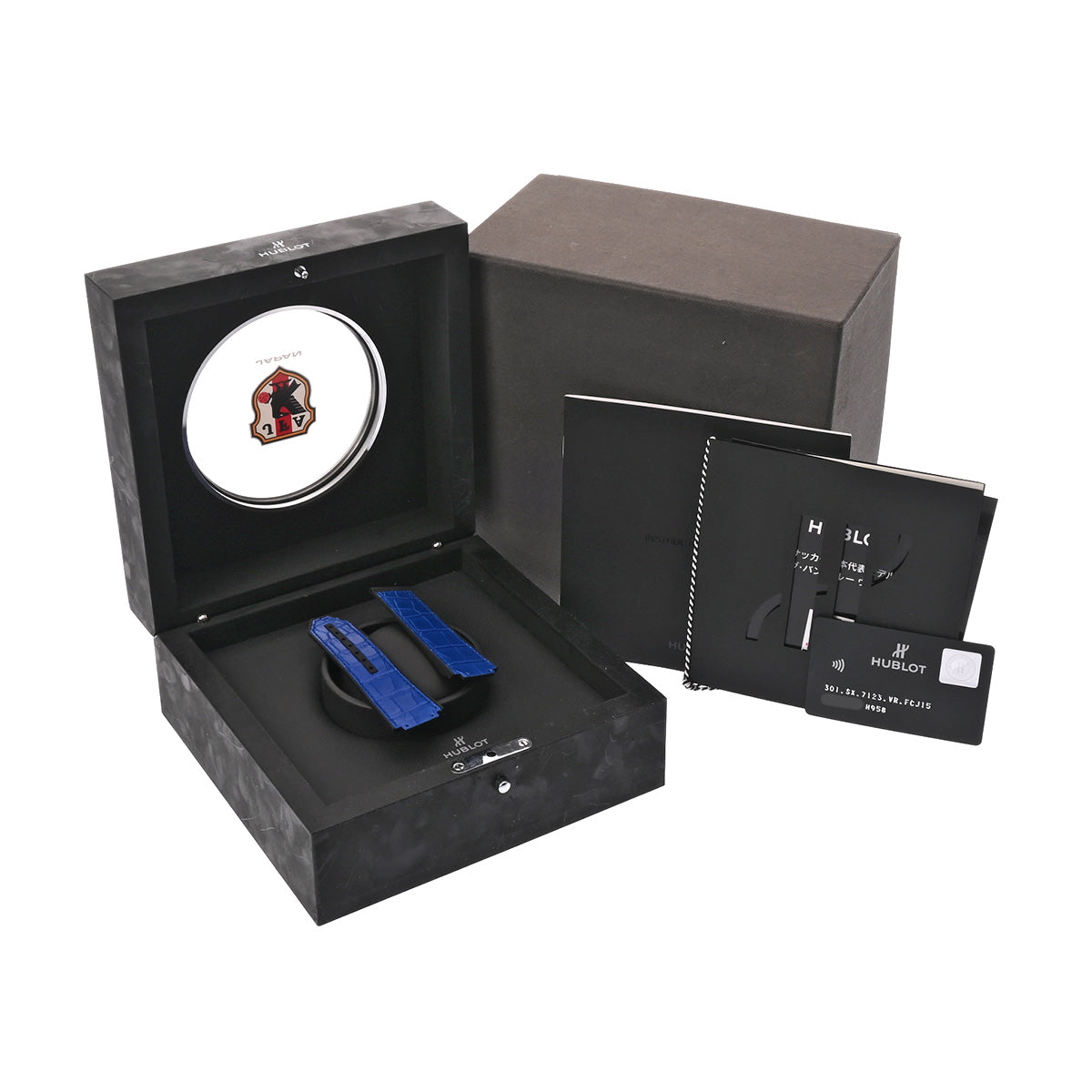 Big Bang Blue Victory Japan National Soccer Team Model 301.SX.7123.VR.FCJ15 Blue HUBLOT Men's [Pre-owned].