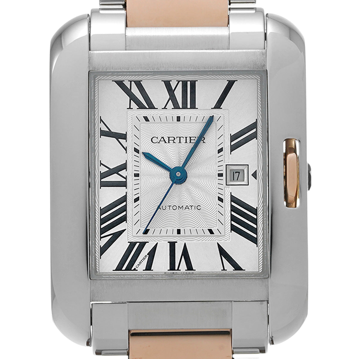 Tank Anglaise LM W5310007 Silver CARTIER Men's [Pre-owned]