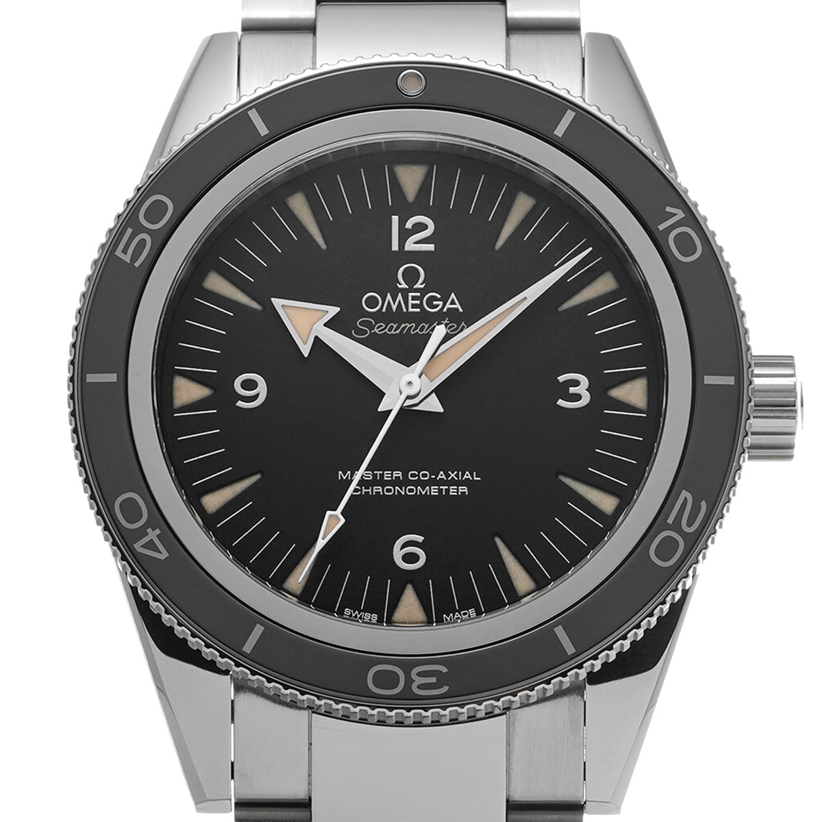 Seamaster 300 Master Co-Axial 233.30.41.21.01.001 Black OMEGA Men's [New]