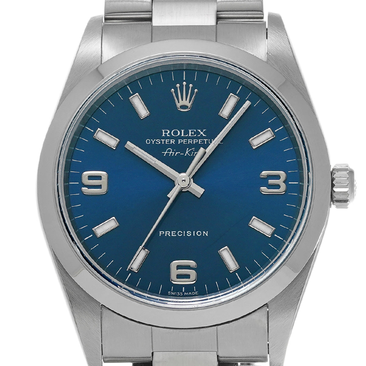 Air-King 14000 A (manufactured circa 1998) Blue ROLEX Men's [Pre-owned].