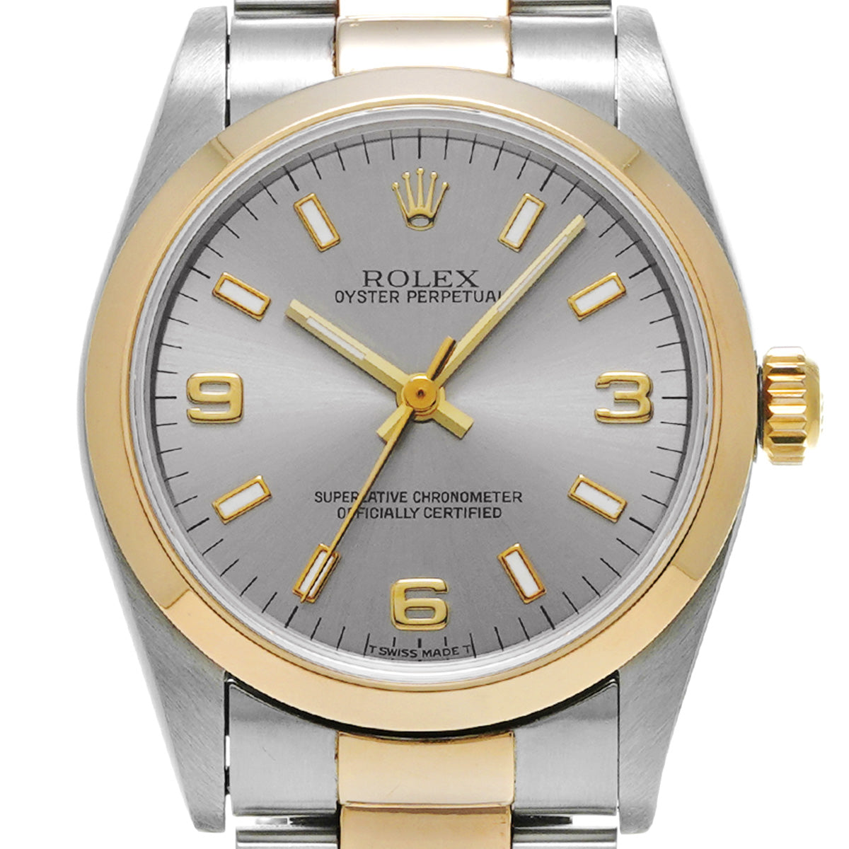 Oyster Perpetual Boys 67483 T (manufactured circa 1997) Gray ROLEX Unisex [Pre-Owned].