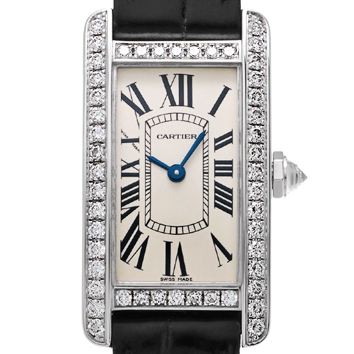 Tank American SM WB707331 Silver CARTIER Ladies [Pre-owned]