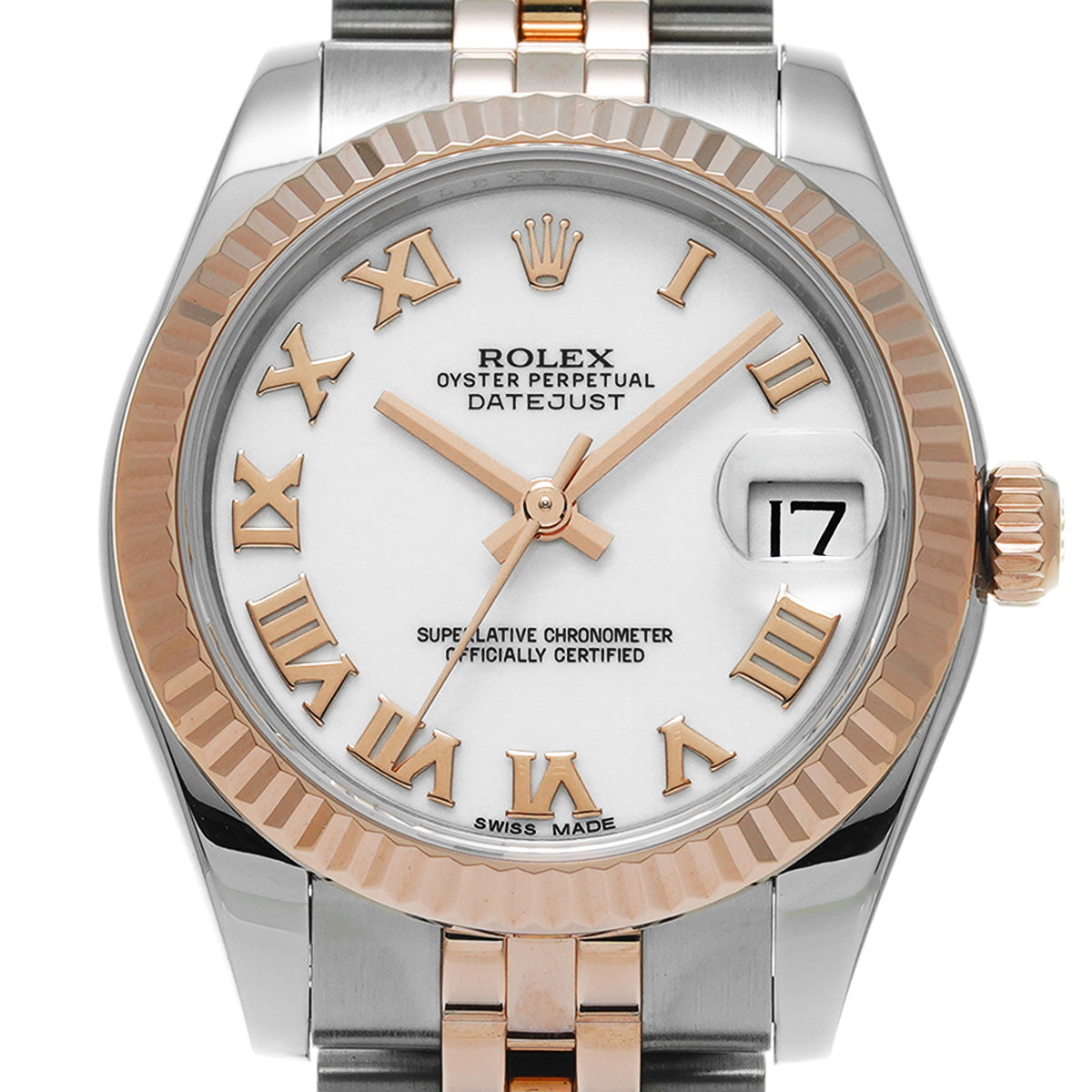 DATE JUST 178271 Random Serial White ROLEX Unisex [Pre-owned].