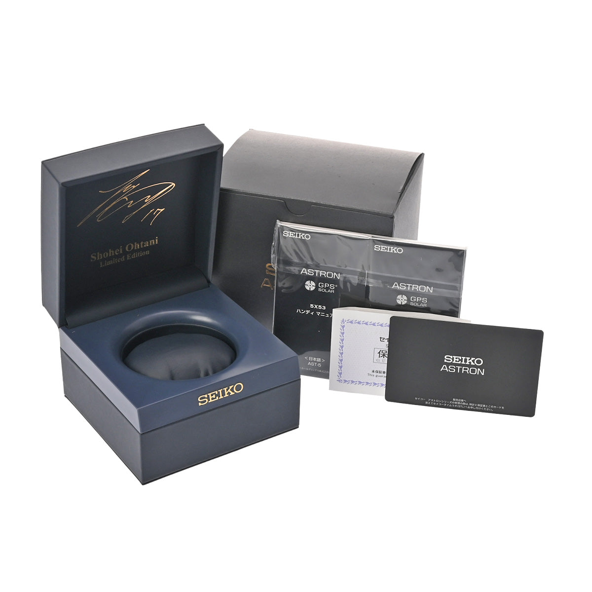 Astron Shohei Otani 2022 Limited Edition SBXC115 Blue SEIKO Men's [Pre-owned].