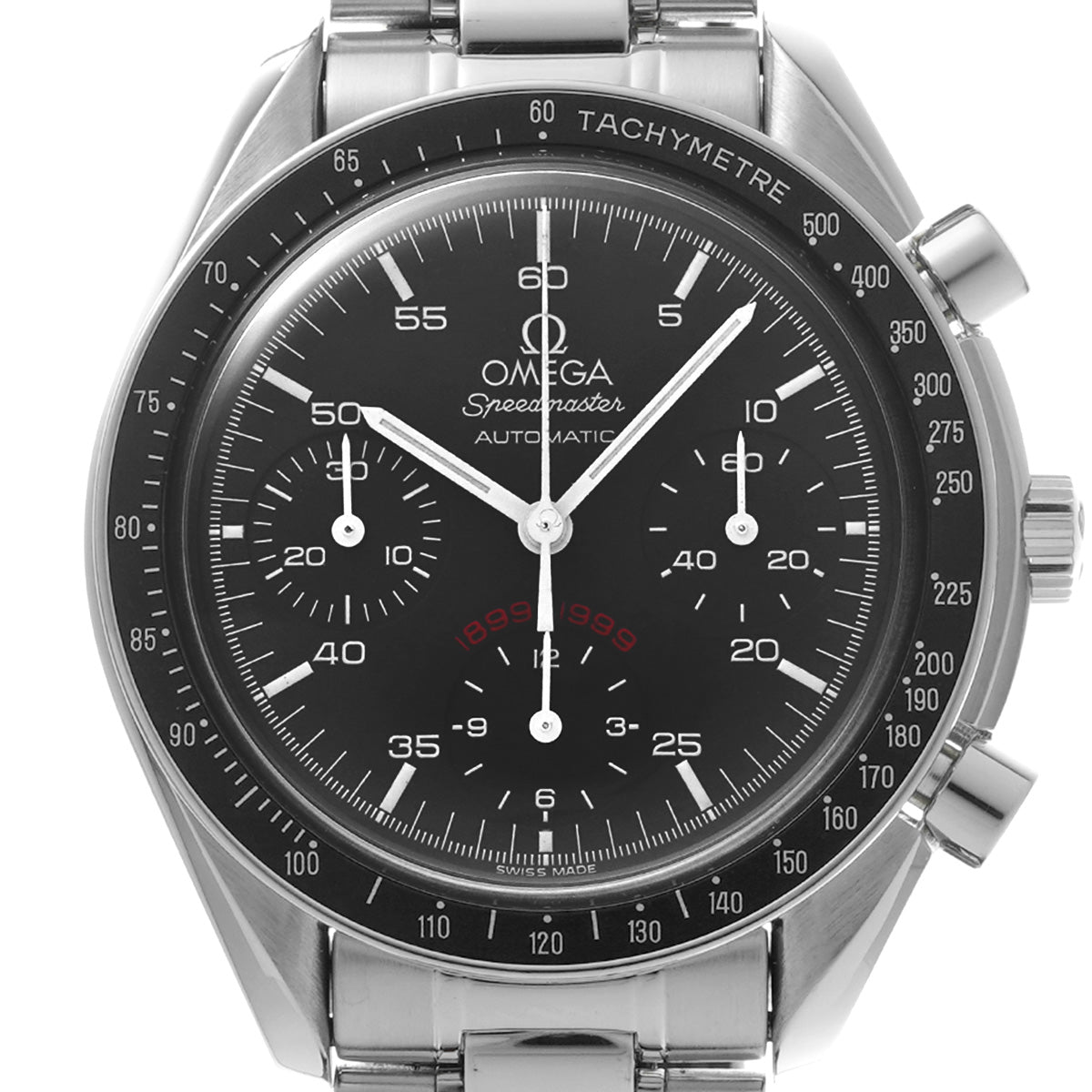 Speedmaster Automatic AC Milan 100th Anniversary 1999 Limited Edition 3510.51 Black OMEGA Men's [Pre-Owned].