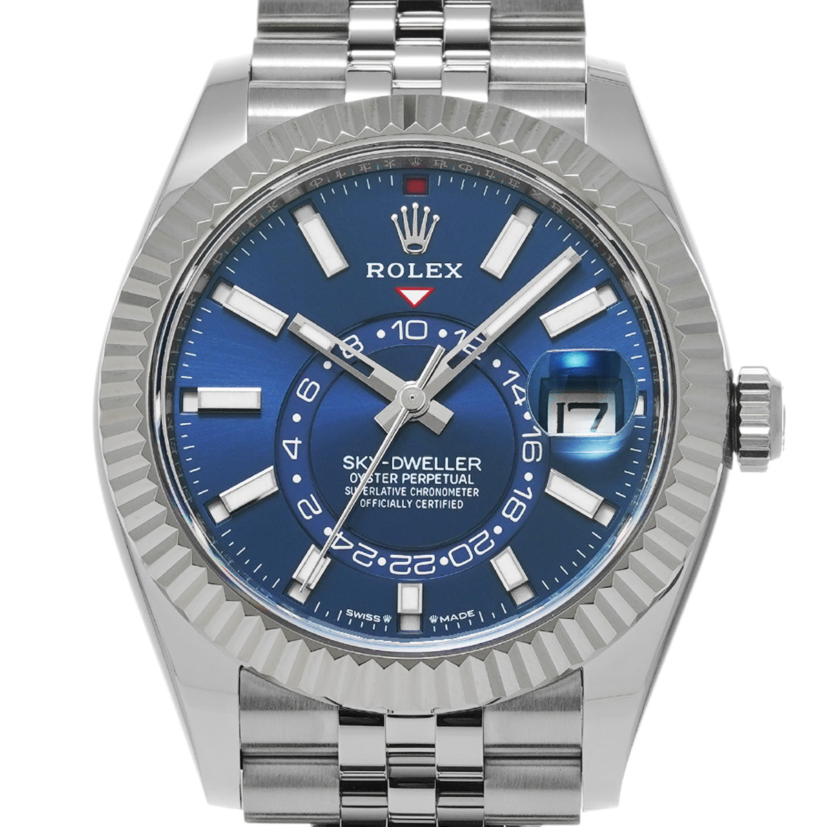 SKYDWELLER 336934 Random Serial Blue ROLEX Men's [Pre-Owned].