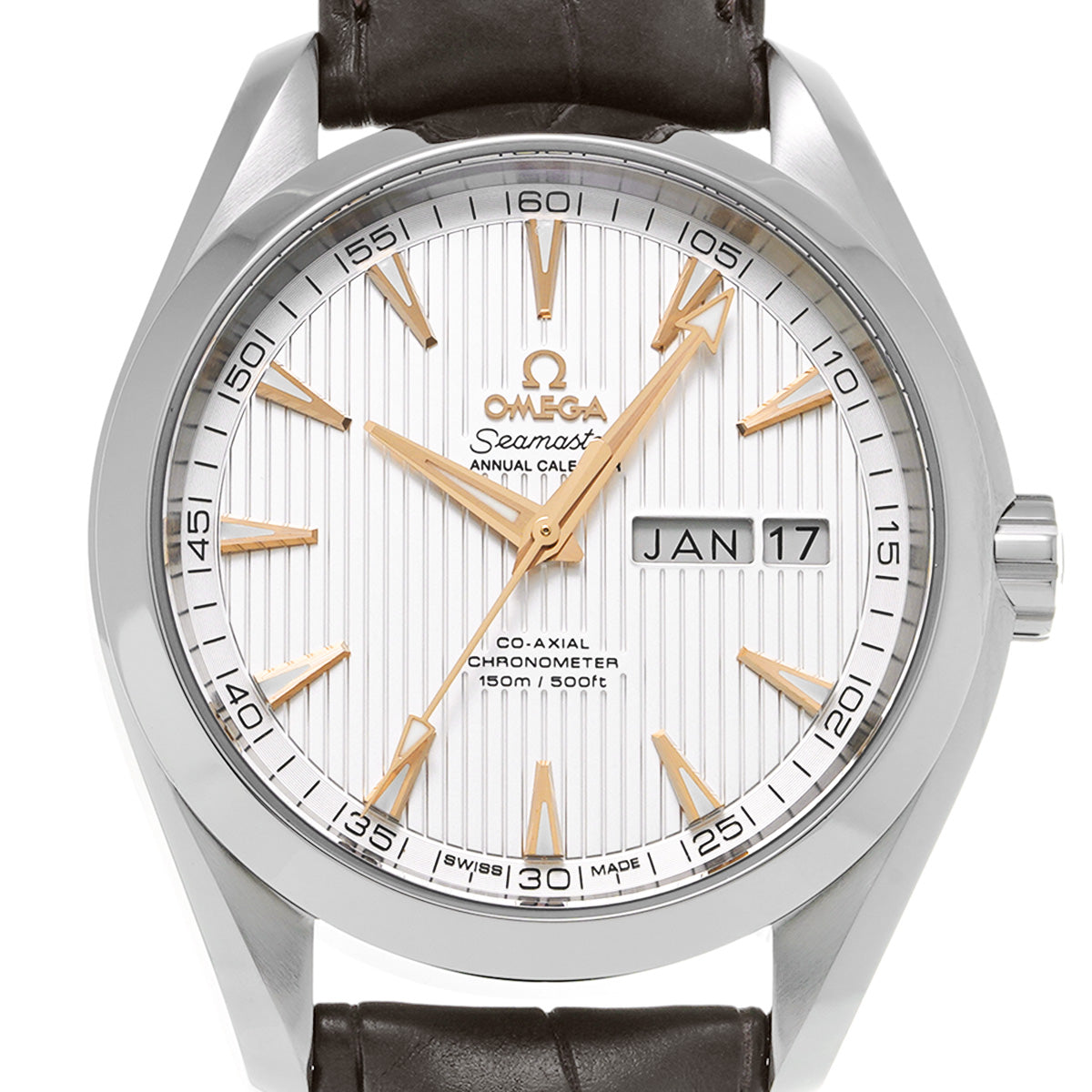 Seamaster Aqua Terra Annual Calendar Co-Axial 231.13.43.22.02.003 Silver OMEGA Unisex [New]