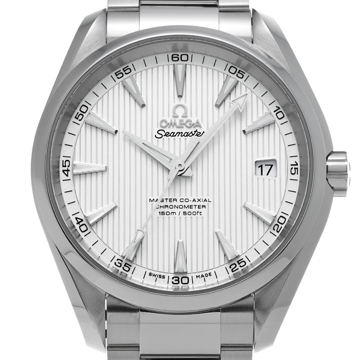 Seamaster Aqua Terra Master Co-Axial Chronometer 231.10.42.21.02.003 Silver OMEGA Men's [Pre-Owned].