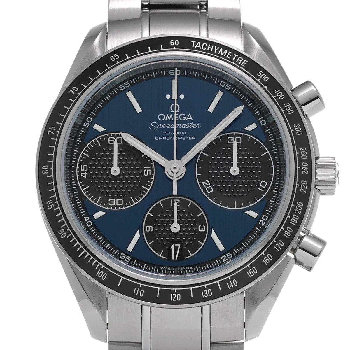 Speedmaster Racing Co-Axial 326.30.40.50.03.001 Blue/Black OMEGA Men's [Pre-Owned].