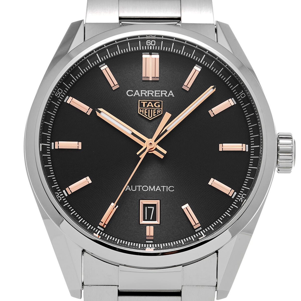 CARRERA Calibre 5 WBN2113.BA0639 Black TAG HEUER Men's [Pre-Owned].