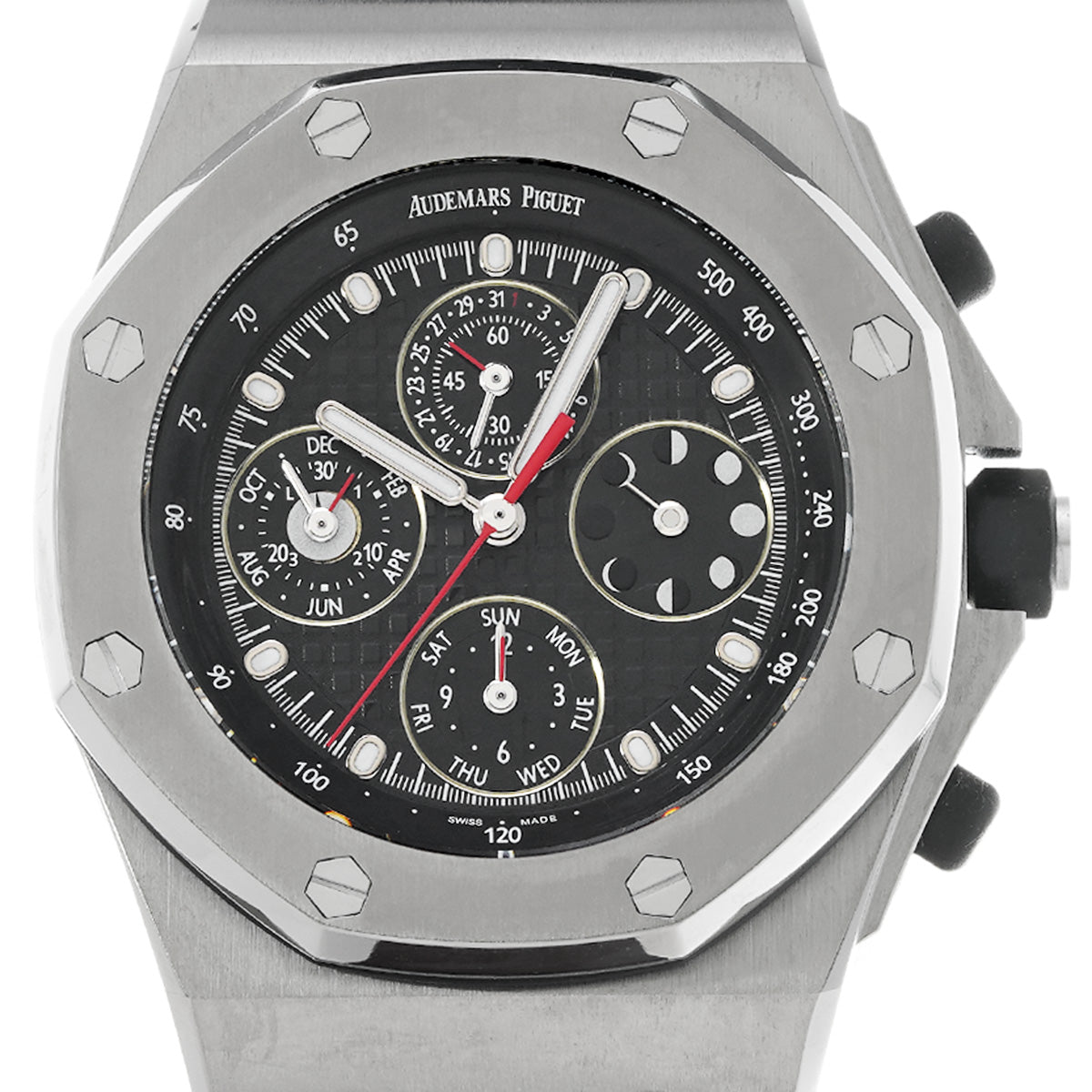 Royal Oak Offshore Chronograph Perpetual Calendar 26209TI.OO.D101CR.01 Black AUDEMARS PIGUET Men's [Pre-Owned].