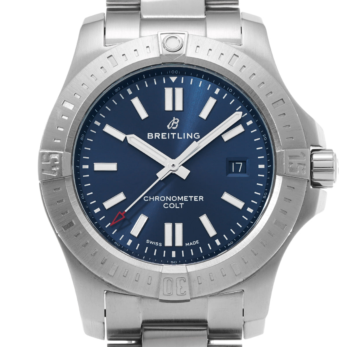 Colt Automatic 44 A17388101C1A1 Blue BREITLING Men's [Pre-Owned].