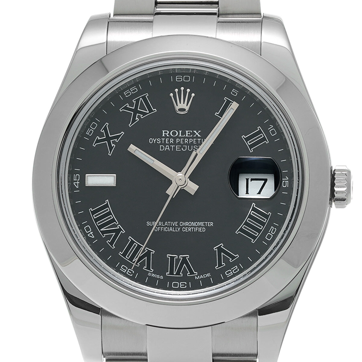 Datejust II 116300 Random Serial Black ROLEX Men's [Pre-owned].