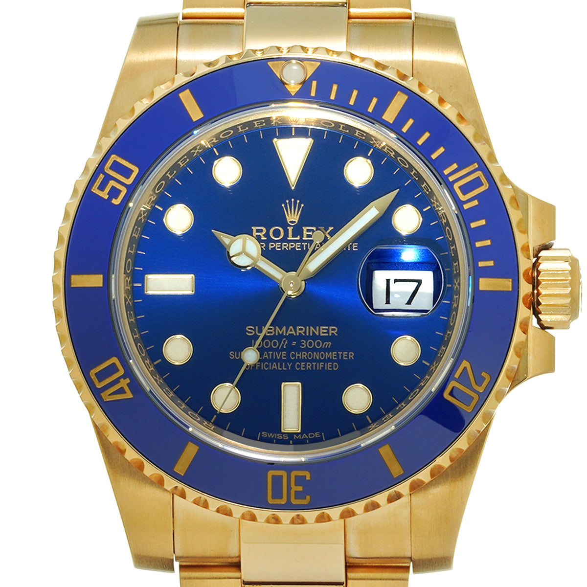 Submariner Date 116618LB Random Serial Blue ROLEX Men's [Pre-Owned].