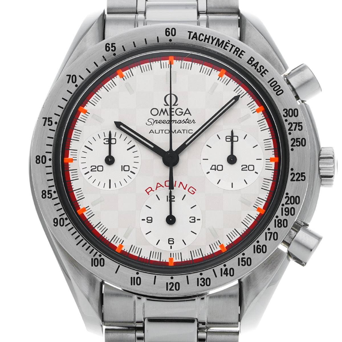 Speedmaster Racing Michael Schumacher 2000 3517.30 Silver OMEGA Men's [Pre-Owned].