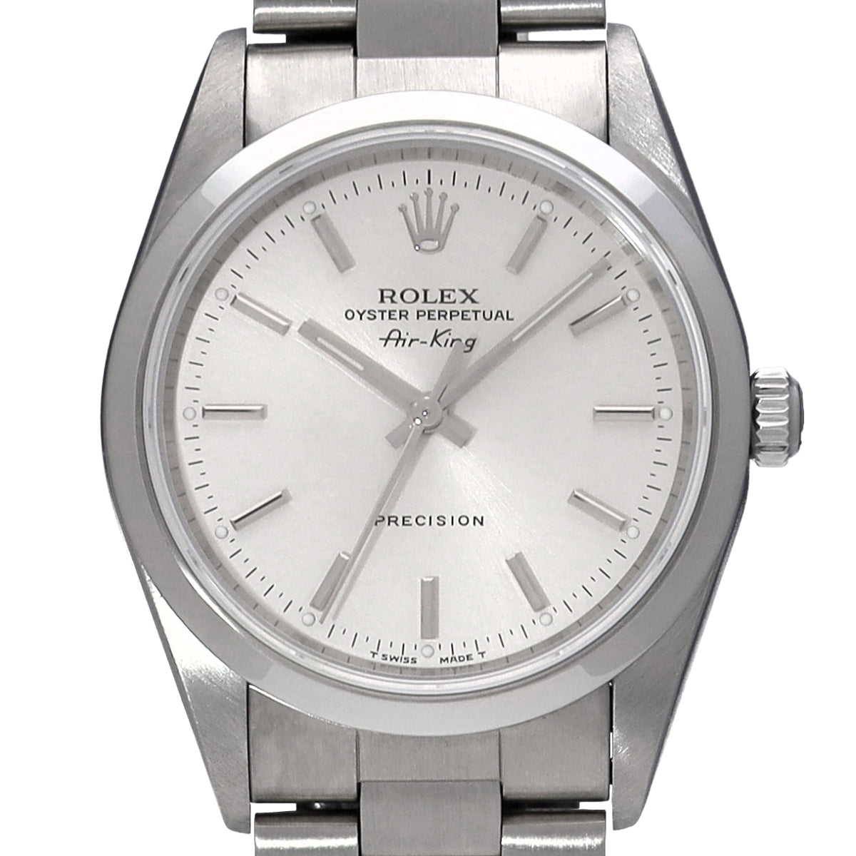 Air-King 14000 U (manufactured circa 1997) Silver ROLEX Men's [Pre-owned].