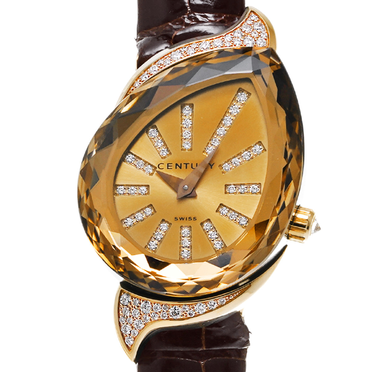 Ballerina 718.2.F.P30.76.CJK Champagne/Diamond CENTURY Ladies [pre-owned].