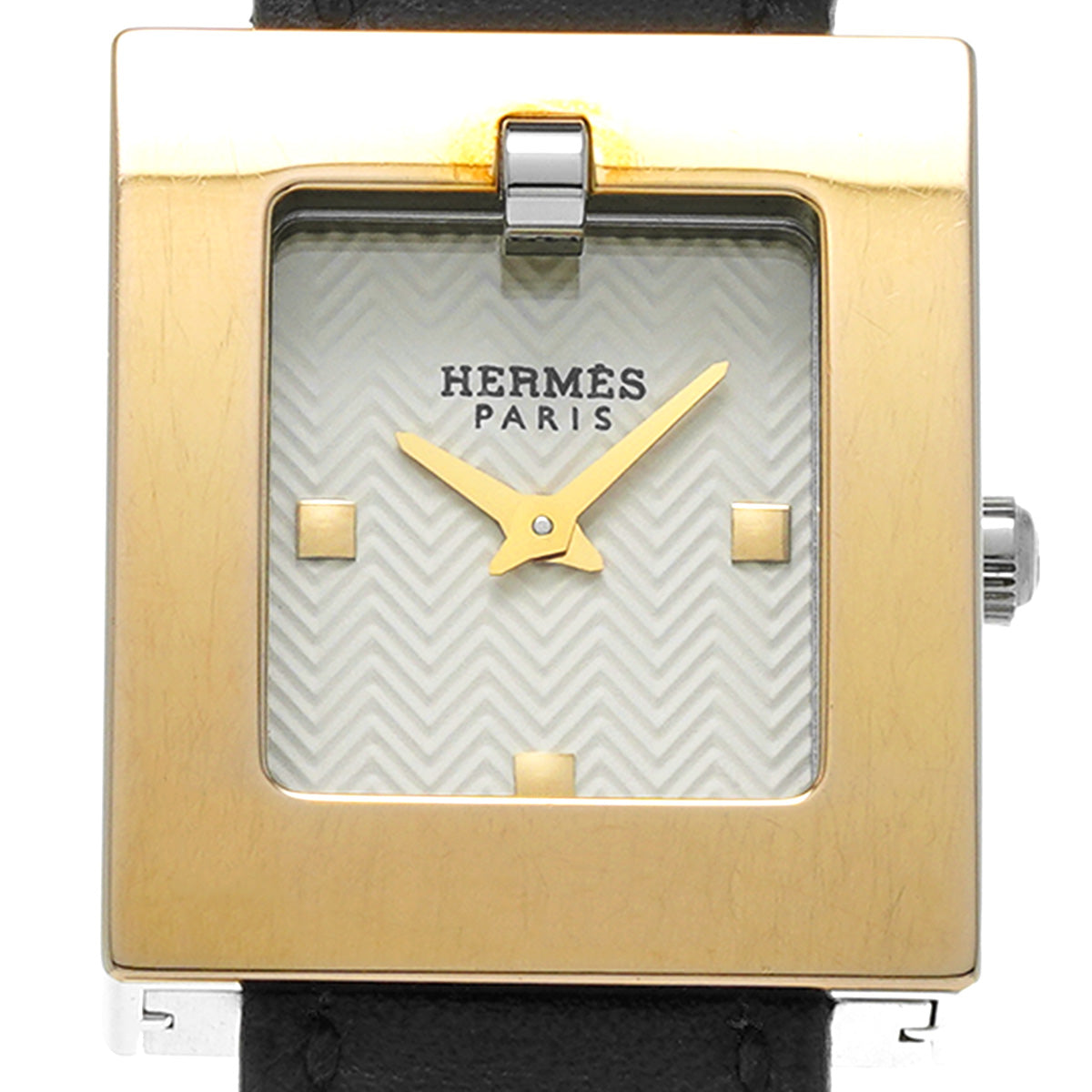 Belt watch BE1.120.470 Ivory HERMES Ladies [pre-owned].