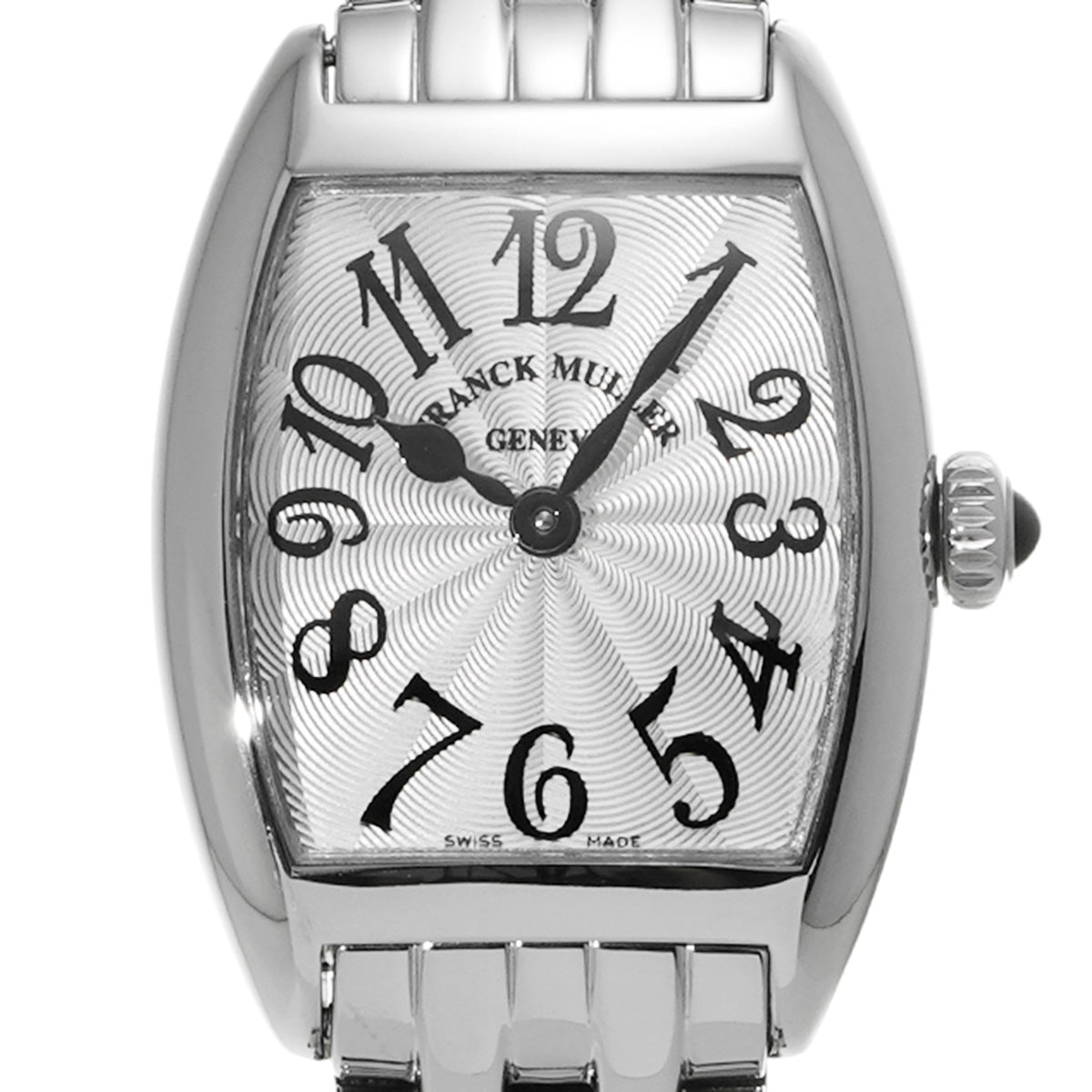 Tonneau Curvex Intermedié 2252QZ AC Silver FRANCK MULLER Ladies [Pre-owned]