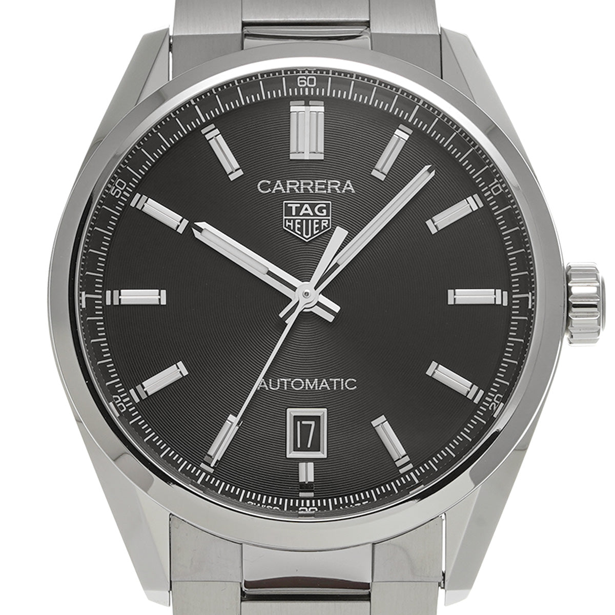 CARRERA Calibre 5 WBN2110.BA0639 Black TAG HEUER Men's [Pre-Owned].