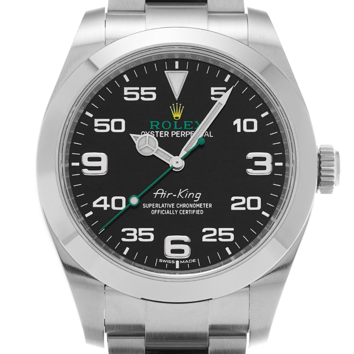 AIRKING 116900 Random Serial Black ROLEX Men's [Pre-owned].