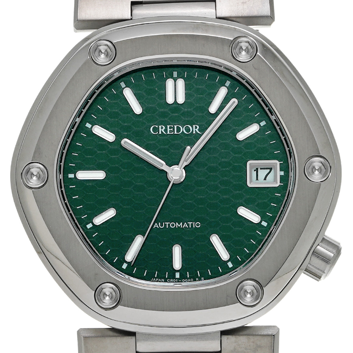 Credor Locomotive GCCR997 Green SEIKO Men's [Pre-owned].