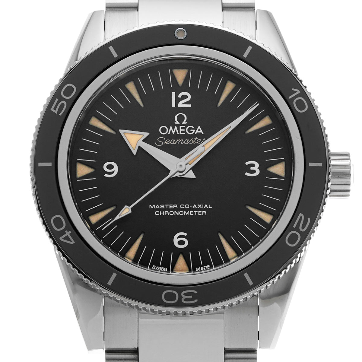 Seamaster 300 Master Co-Axial 233.30.41.21.01.001 Black OMEGA Men's [pre-owned].