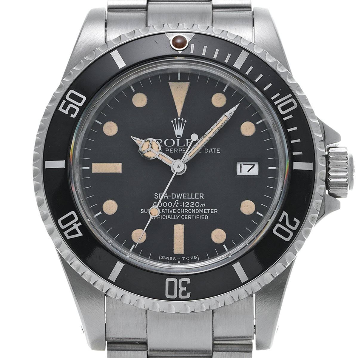 Sea-Dweller 16660 Series 65 (manufactured circa 1981) Black ROLEX Men's [Pre-Owned].