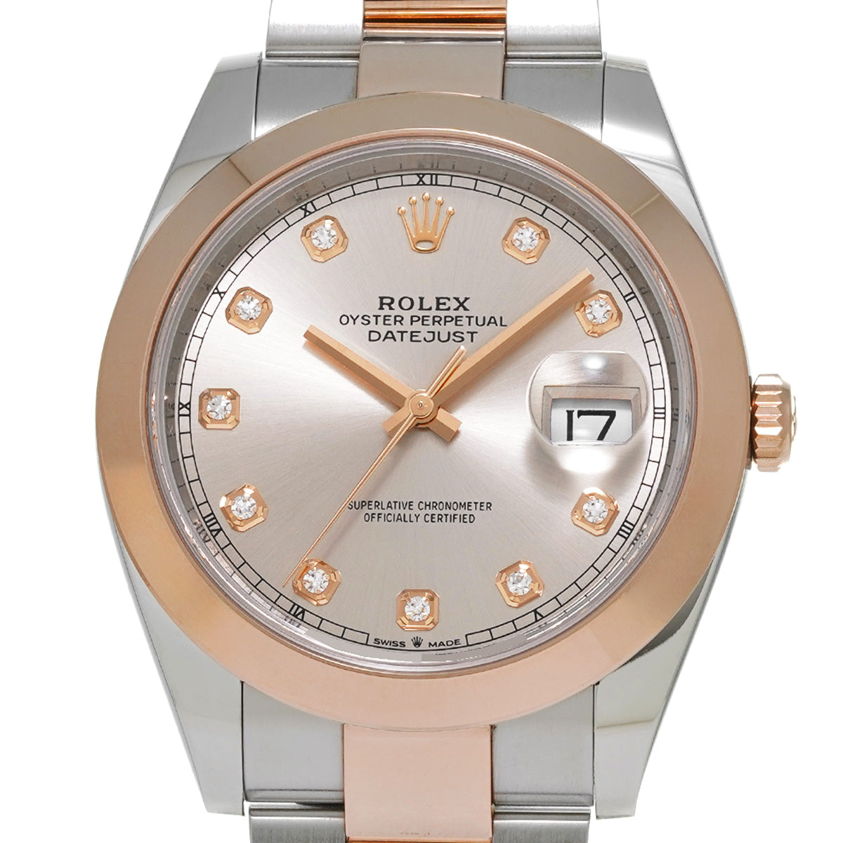 DATE JUST 41 126301G Random Serial Sundust/Diamond ROLEX Men's [Pre-Owned].