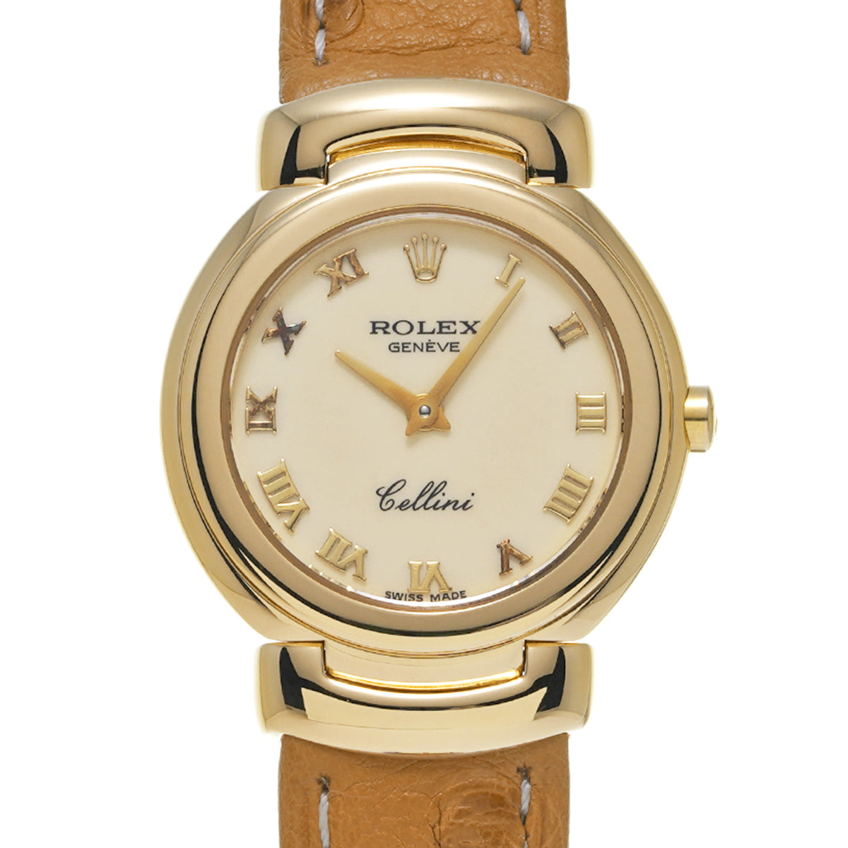 Cellini 6621/8 N (manufactured circa 1992) Ivory ROLEX Ladies [Pre-owned].