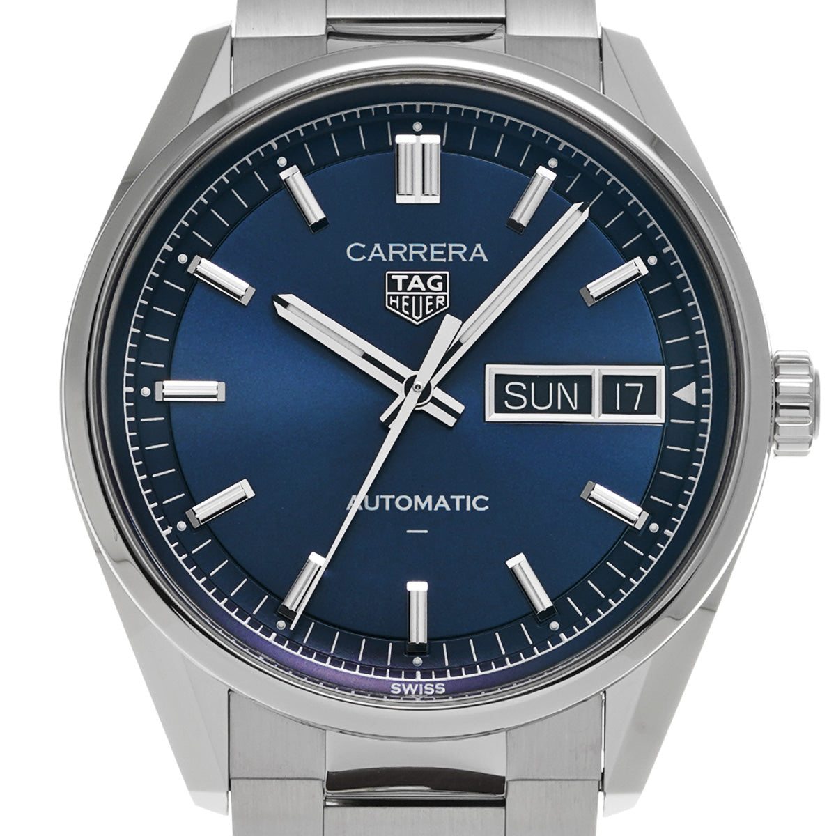 Carrera Day Date 41mm TH31-02 WDA2112.BA0043 Blue TAG HEUER Men's [Pre-Owned].