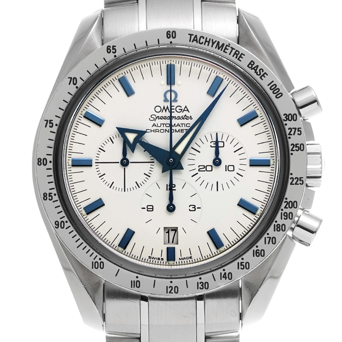 Speedmaster Broad Arrow 3551.20 White OMEGA Men's [Pre-Owned].
