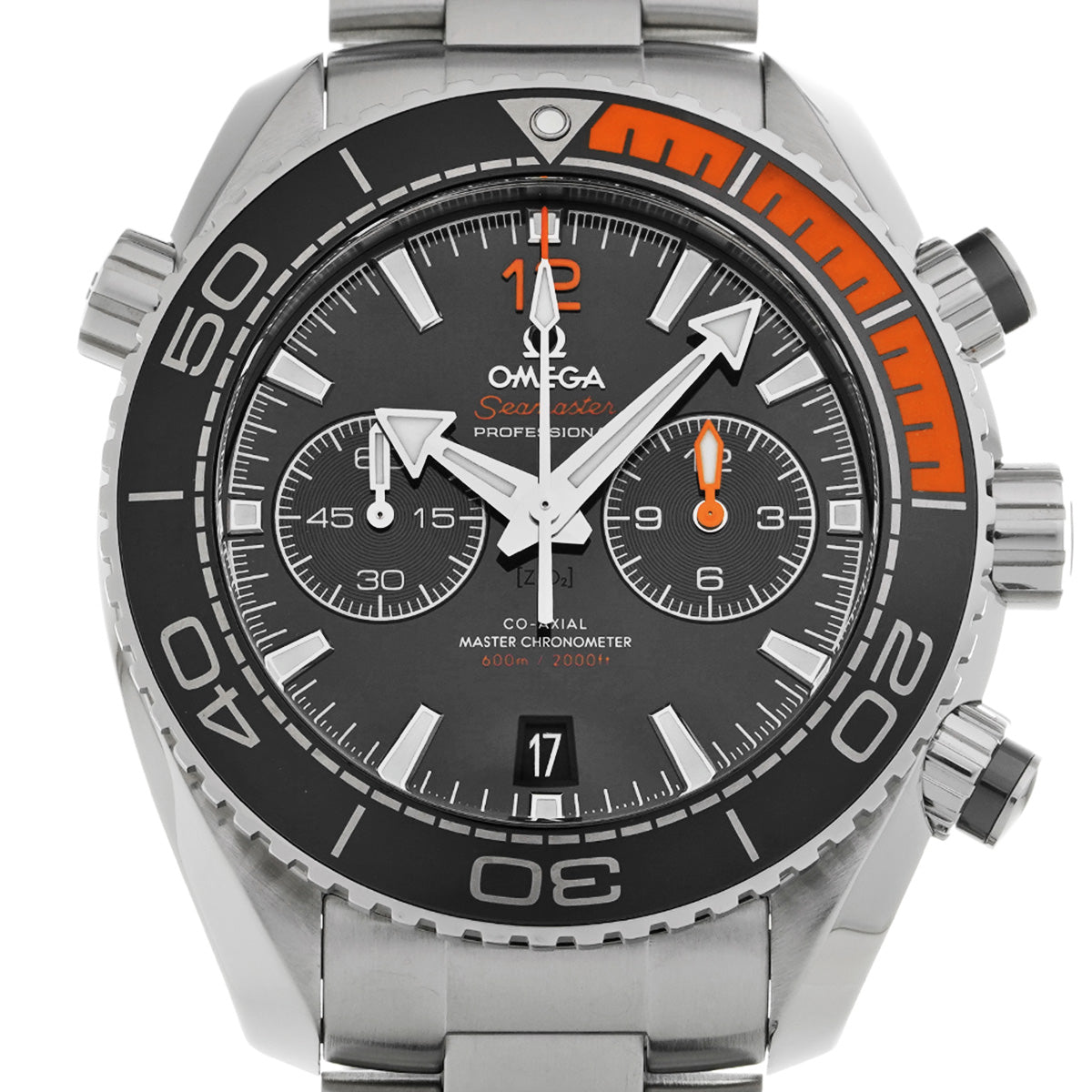 Seamaster Planet Ocean 600 Co-Axial Master Chronometer Chronograph 215.30.46.51.01.002 Black OMEGA Men's [pre-owned].