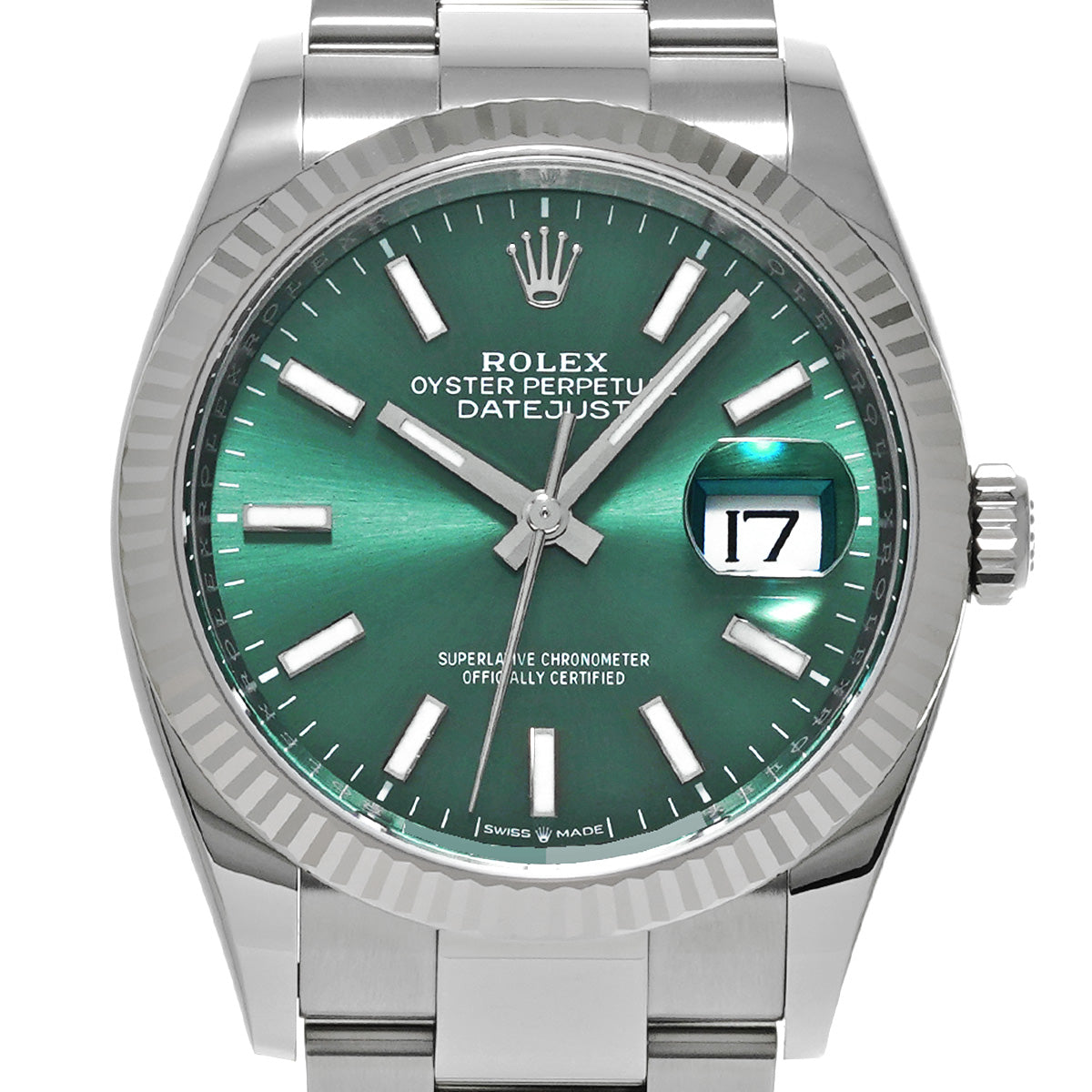 Datejust 36 126234 Random Serial Mint Green ROLEX Men's [Pre-Owned].