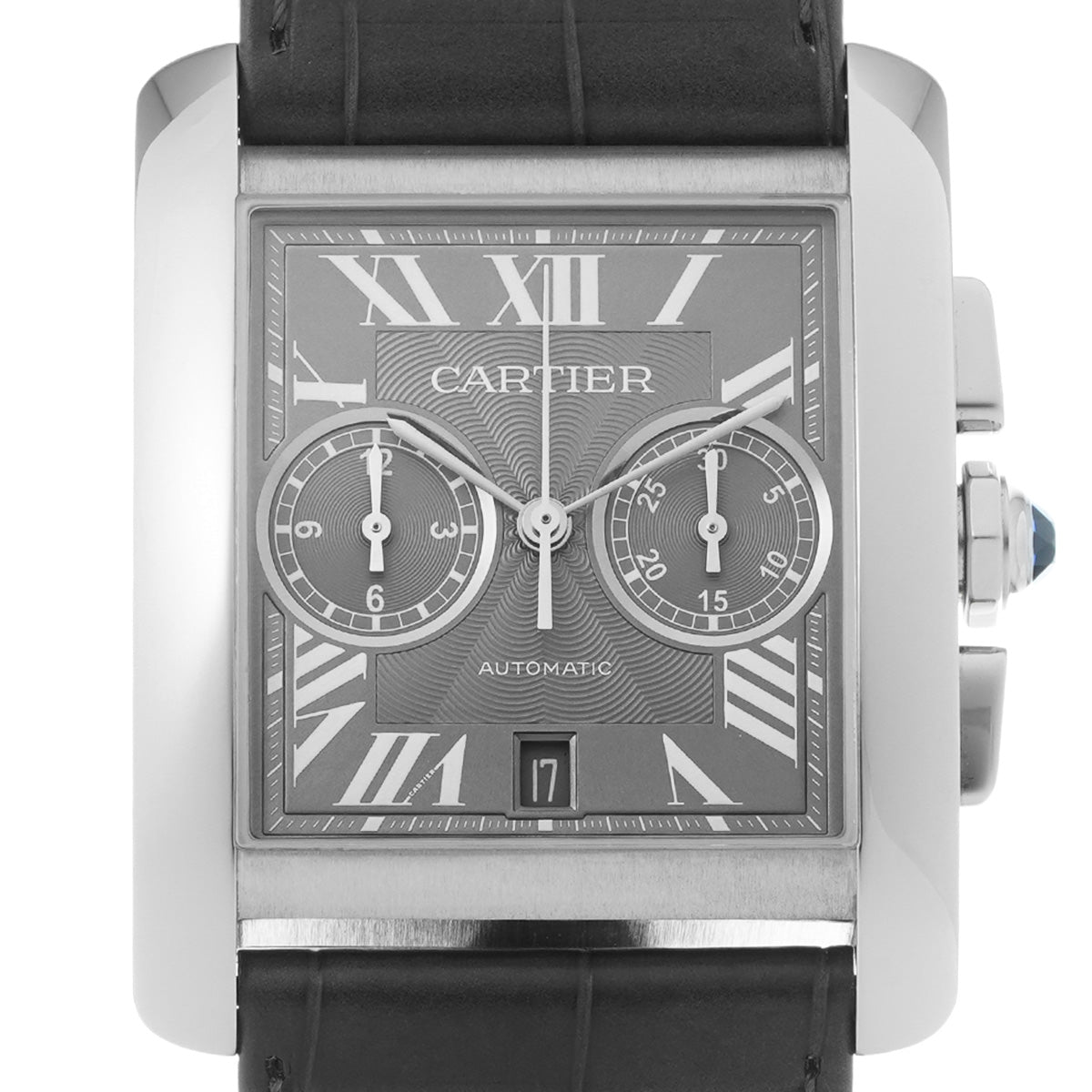 Tank MC Chronograph W5330008 Gray CARTIER Men's [Pre-Owned].