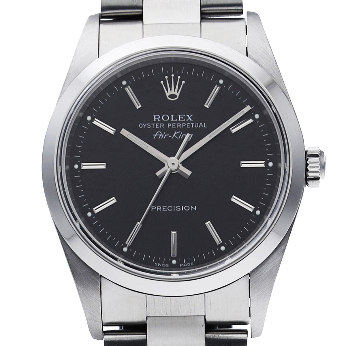 Air-King 14000M Y (manufactured around 2002) Black ROLEX Men's [Pre-Owned].