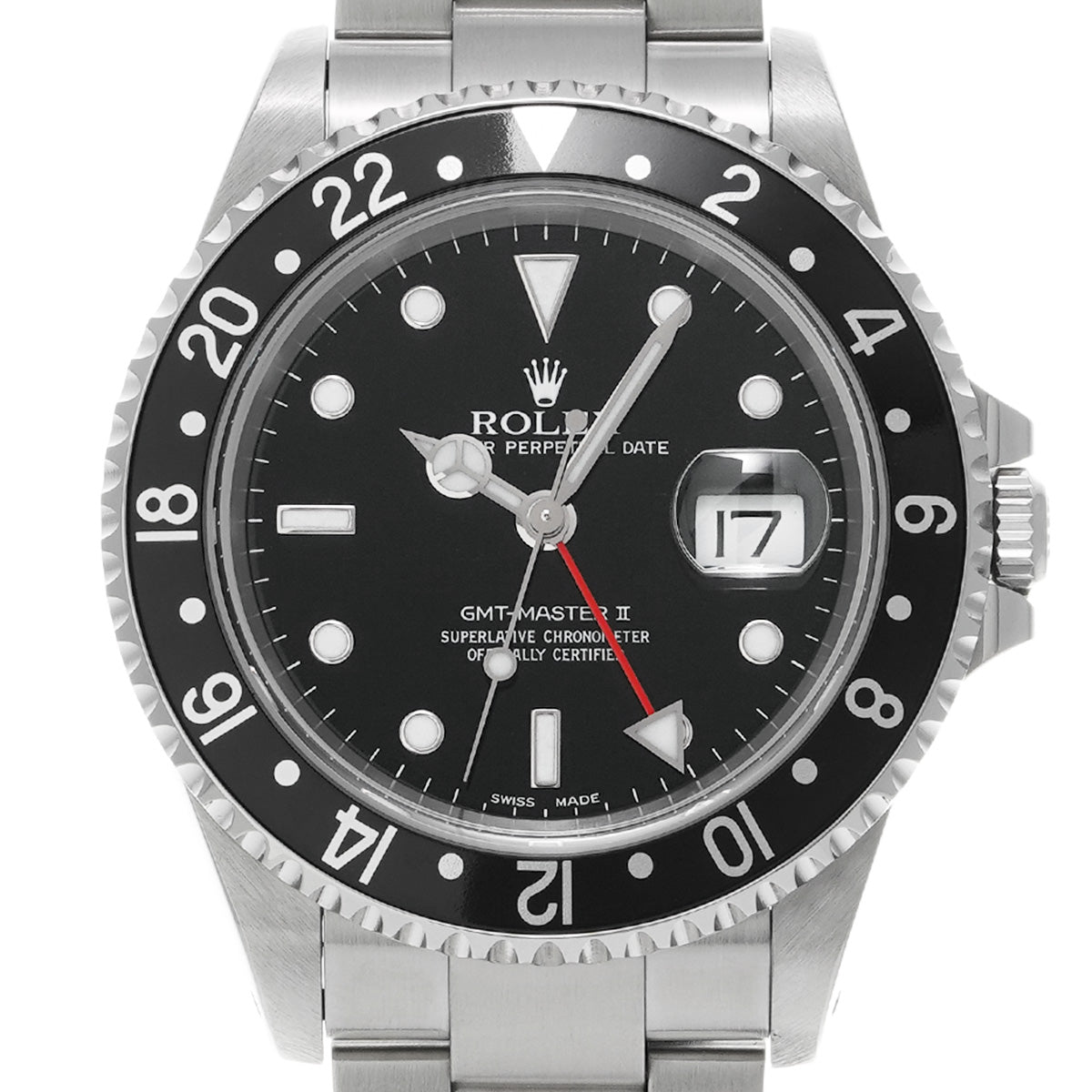 GMT Master II 16710 K (manufactured circa 2001) Black ROLEX Men's [Pre-Owned].