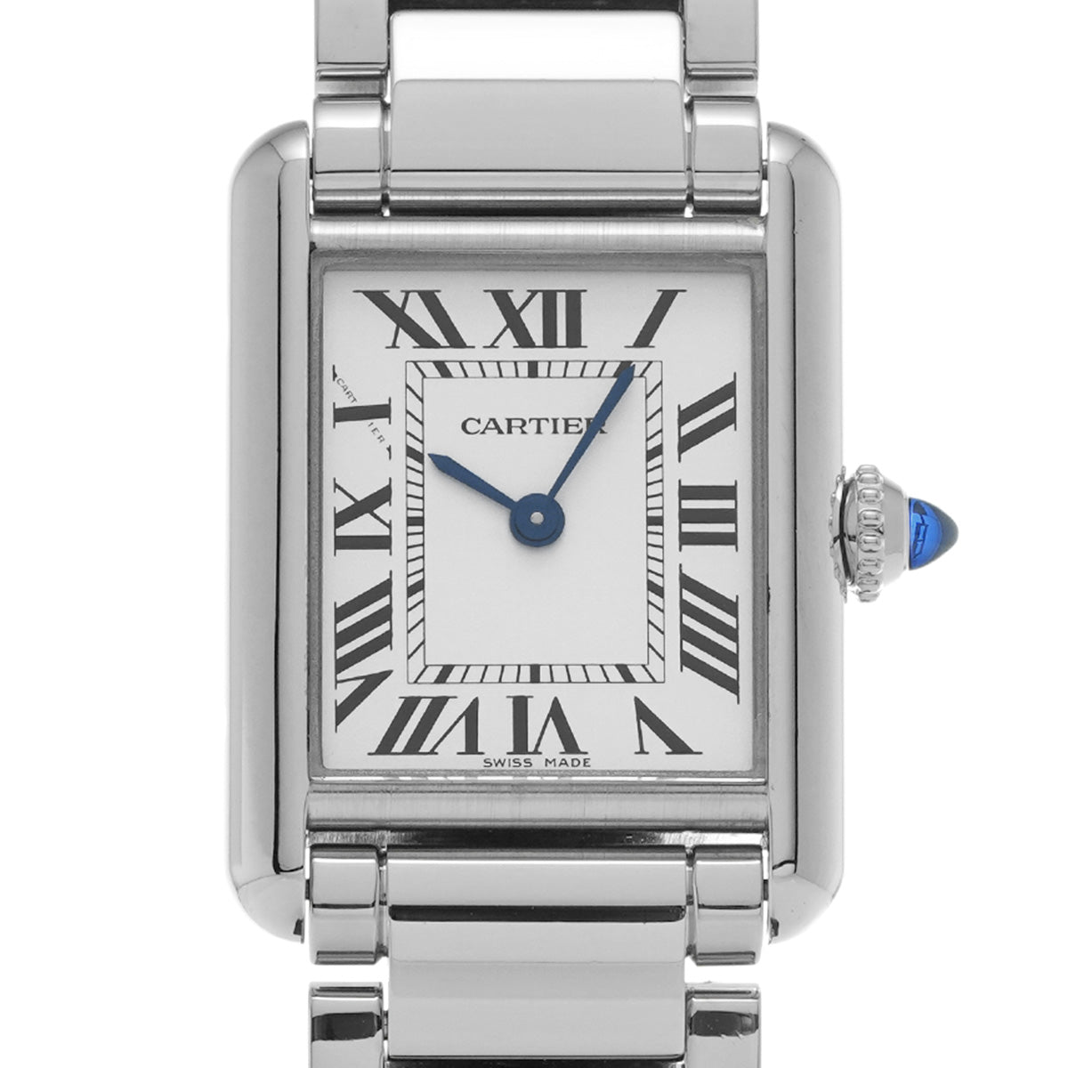 Tank Must SM WSTA0051 Silver CARTIER Ladies [Pre-owned]