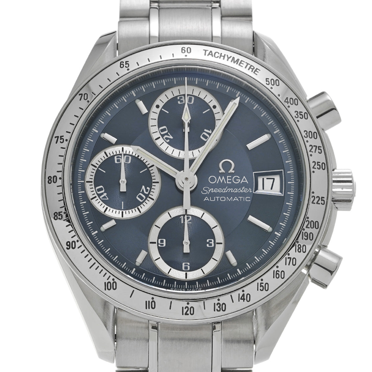 Speedmaster Date Japan Limited 1000 pieces 3513.46 Blue Gray OMEGA Men's [Pre-Owned].