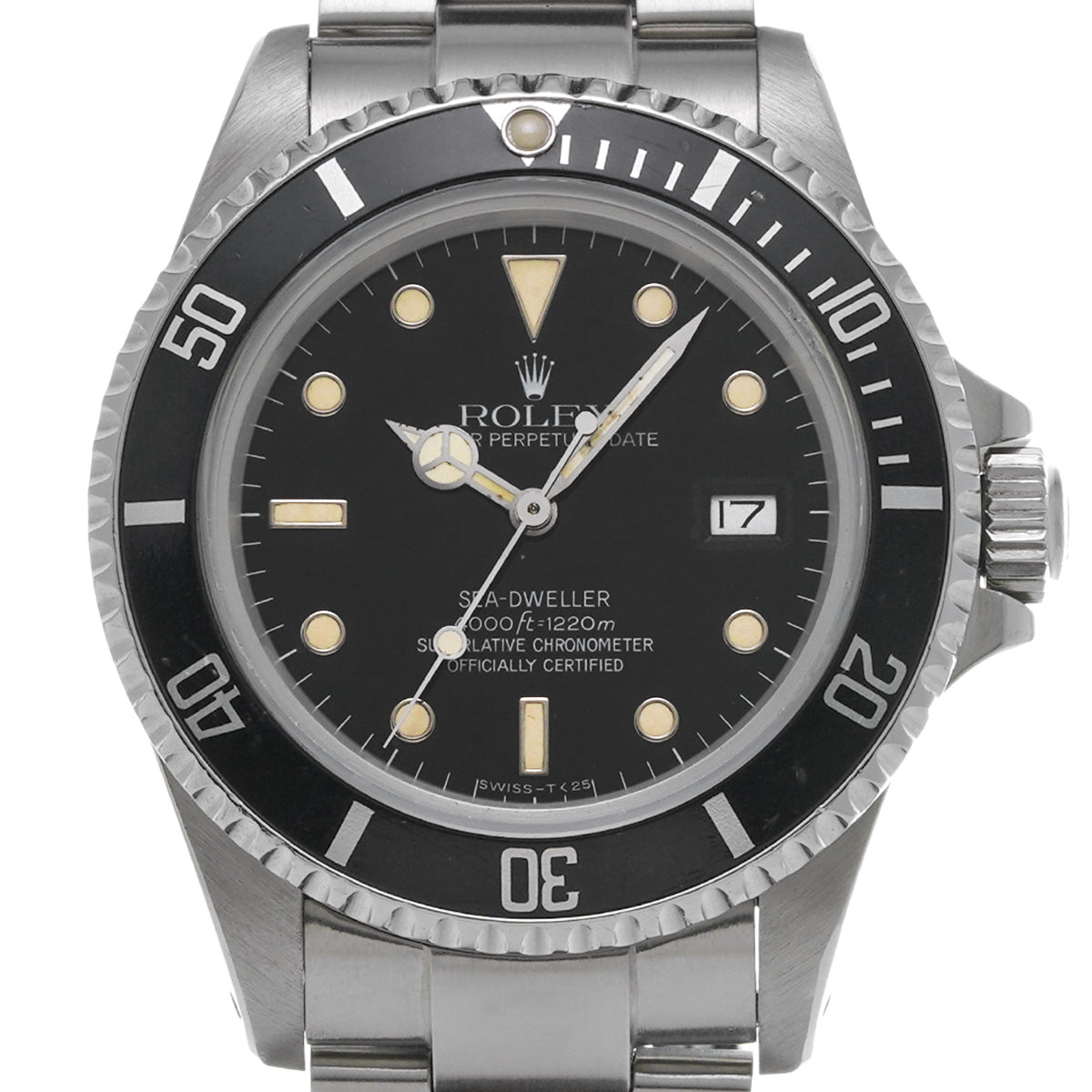 Sea-Dweller 16660 93s (manufactured circa 1985) Black ROLEX Men's [Pre-Owned].