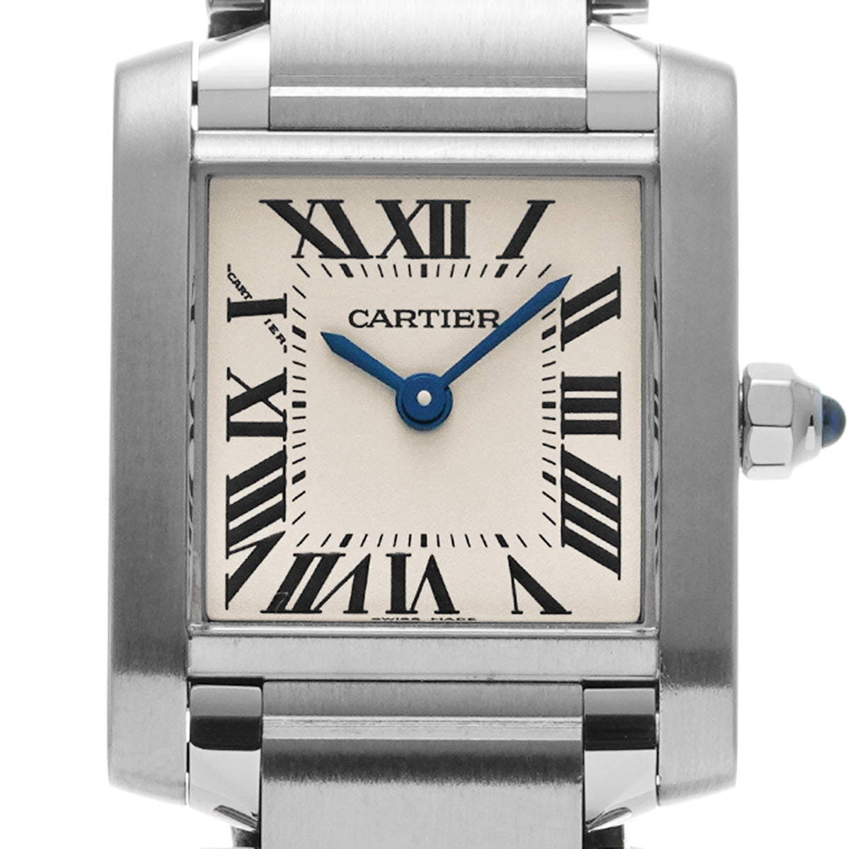 Tank Francaise SM W51008Q3 Silver CARTIER Ladies [Pre-owned]