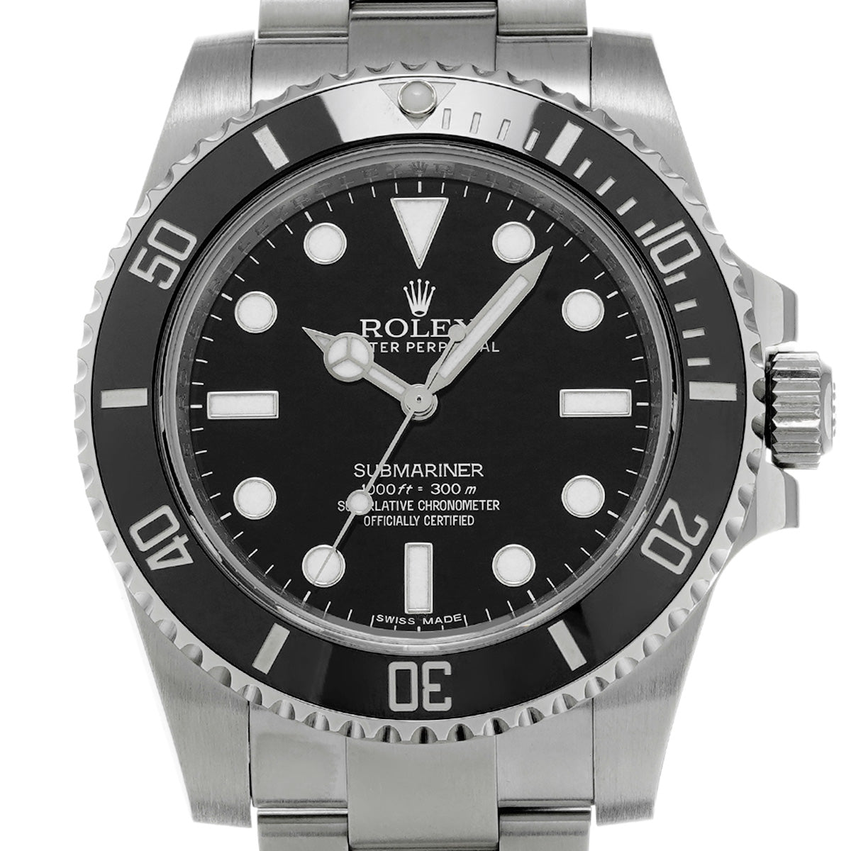 Submariner 114060 Random Serial Black ROLEX Men's [Pre-Owned].