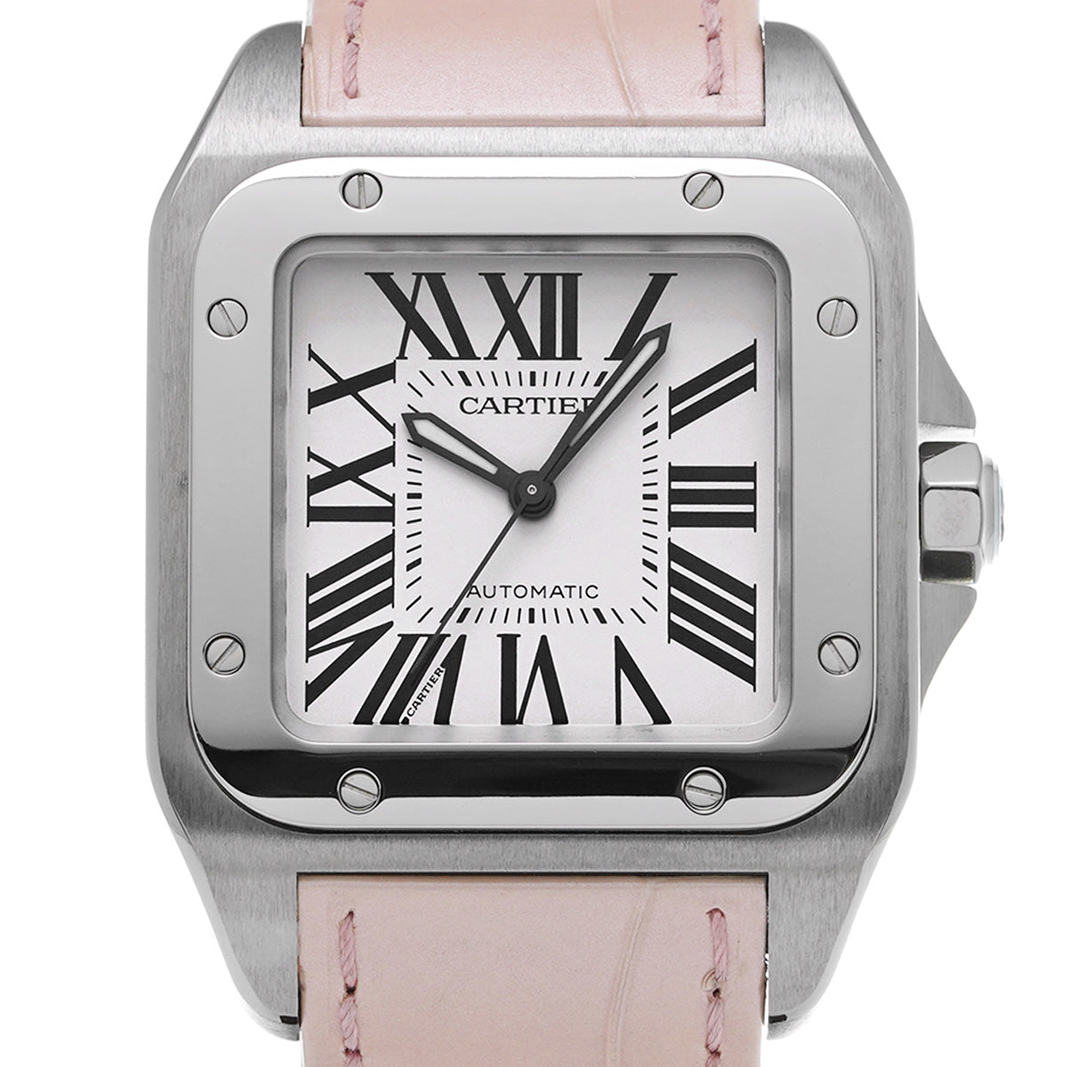 Santos 100 MM W20106X8 Silver CARTIER Unisex [Pre-owned]