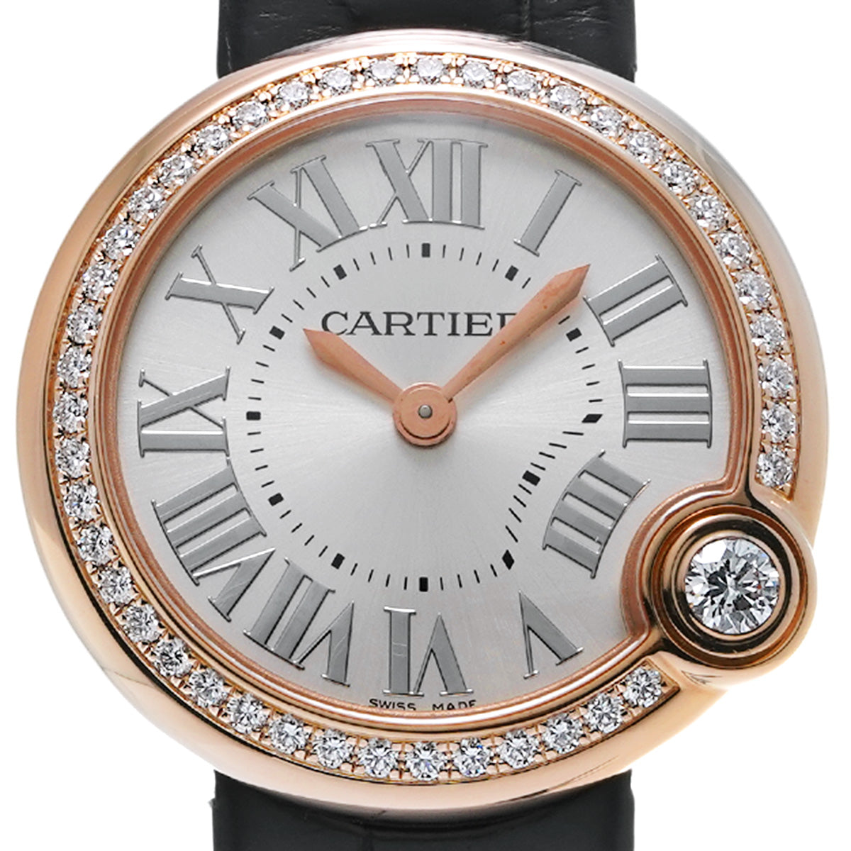 Ballon Blanc de Cartier 30MM WJBL0008 Silver CARTIER Ladies [Pre-Owned].