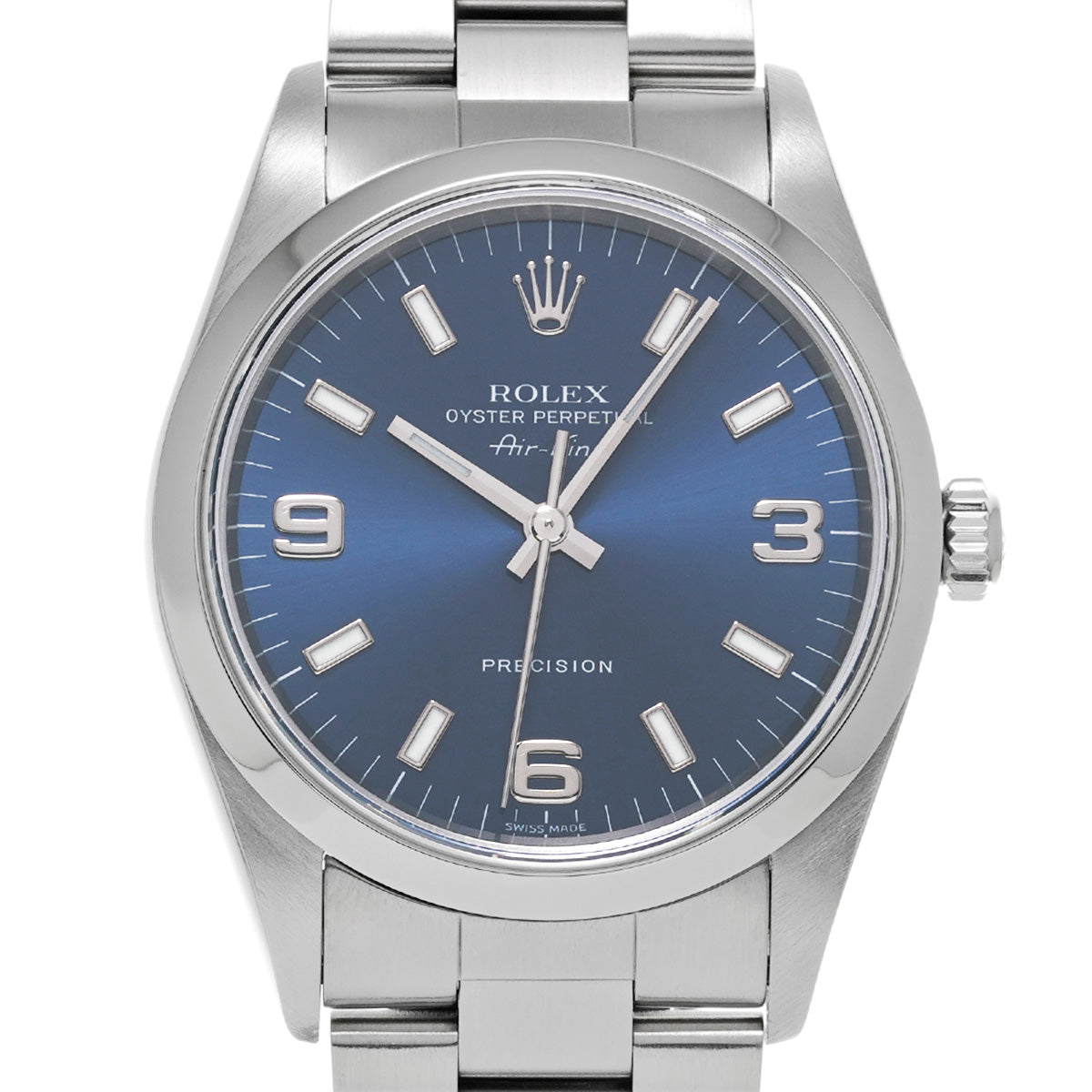 Air-King 14000 A (manufactured circa 1999) Blue ROLEX Men's [Pre-Owned].