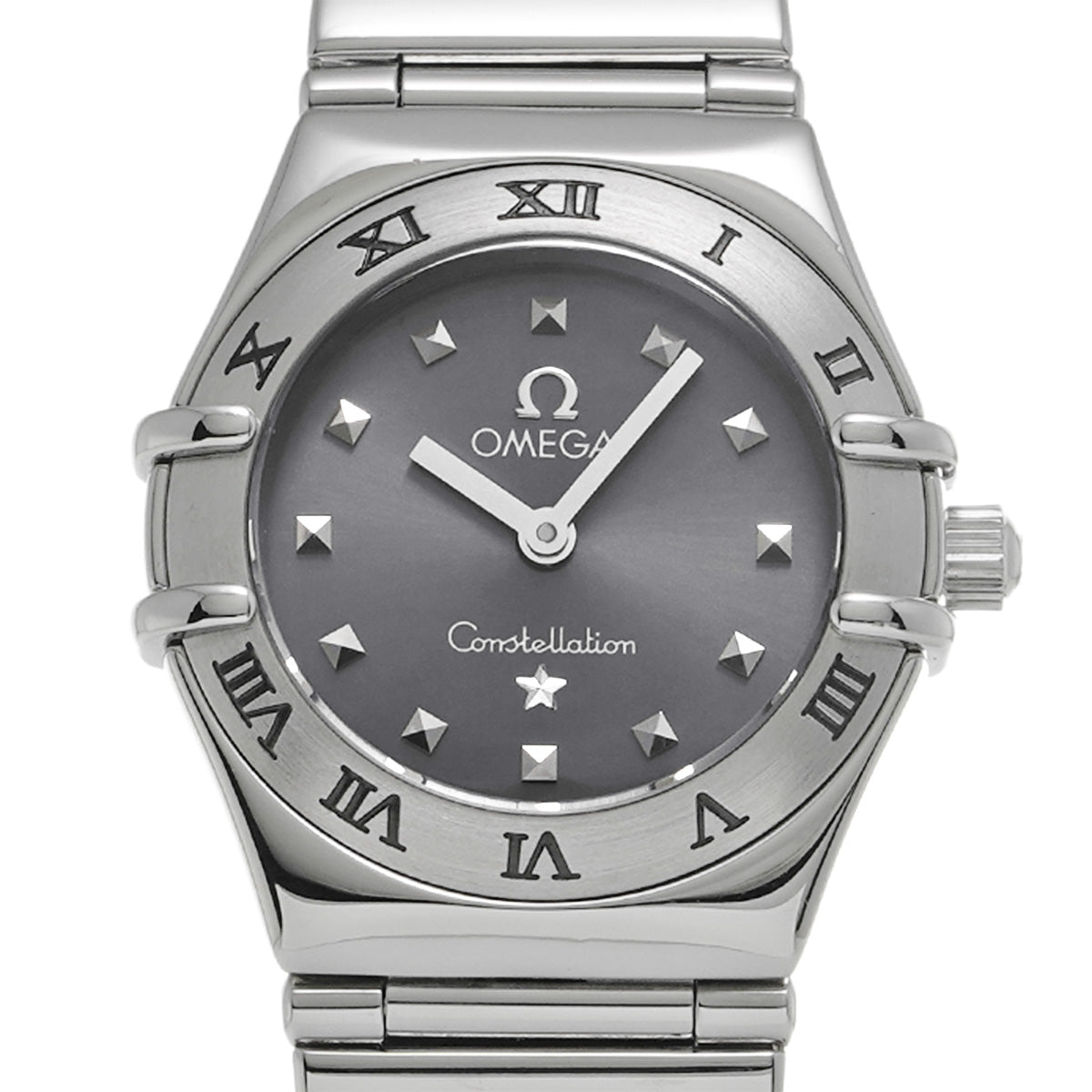 Constellation Mini Quartz 1561.51 Gray OMEGA Ladies [Pre-Owned].